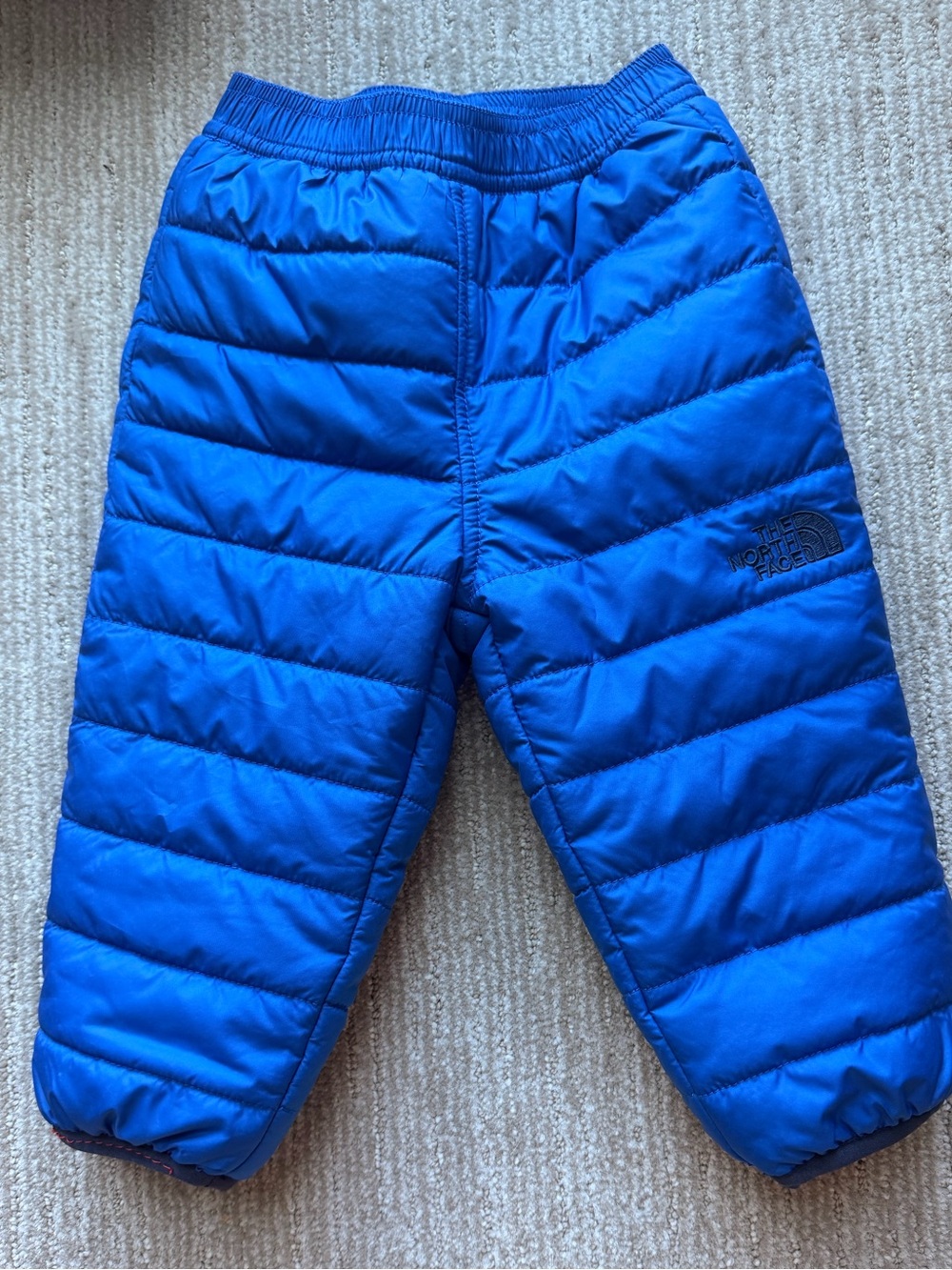 The North Face Kids Blue Puffer Pants - Insulated Winter Bottoms